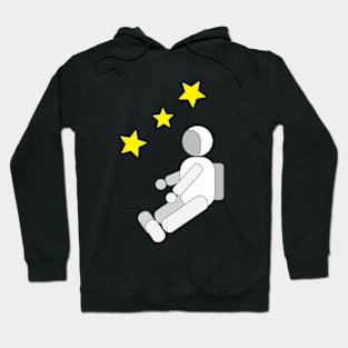 astronaut and stars of orion Hoodie